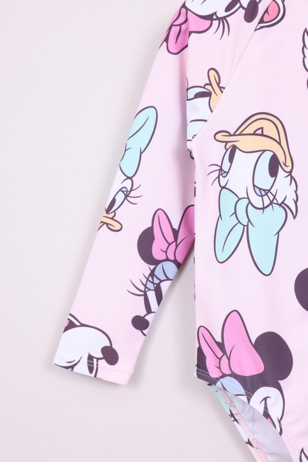 FOX תינוקות בנות אחר בגד ים שלם ממותג מיני מאוס ודונלד דאק דיסני בגד ים שלם ממותג מיני מאוס ודונלד דאק דיסני