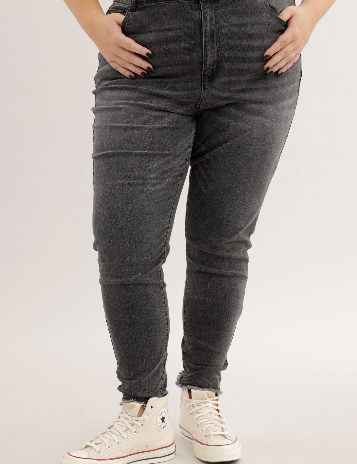 FOX פלאס נשים מכנסיים ג'ינס PLUS SIZE | ANKLE ג'ינס PLUS SIZE | ANKLE