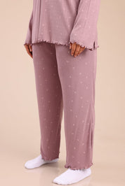 FOX פלאס נשים אחר פיג'מה עם הדפס | PLUS SIZE פיג'מה עם הדפס | PLUS SIZE