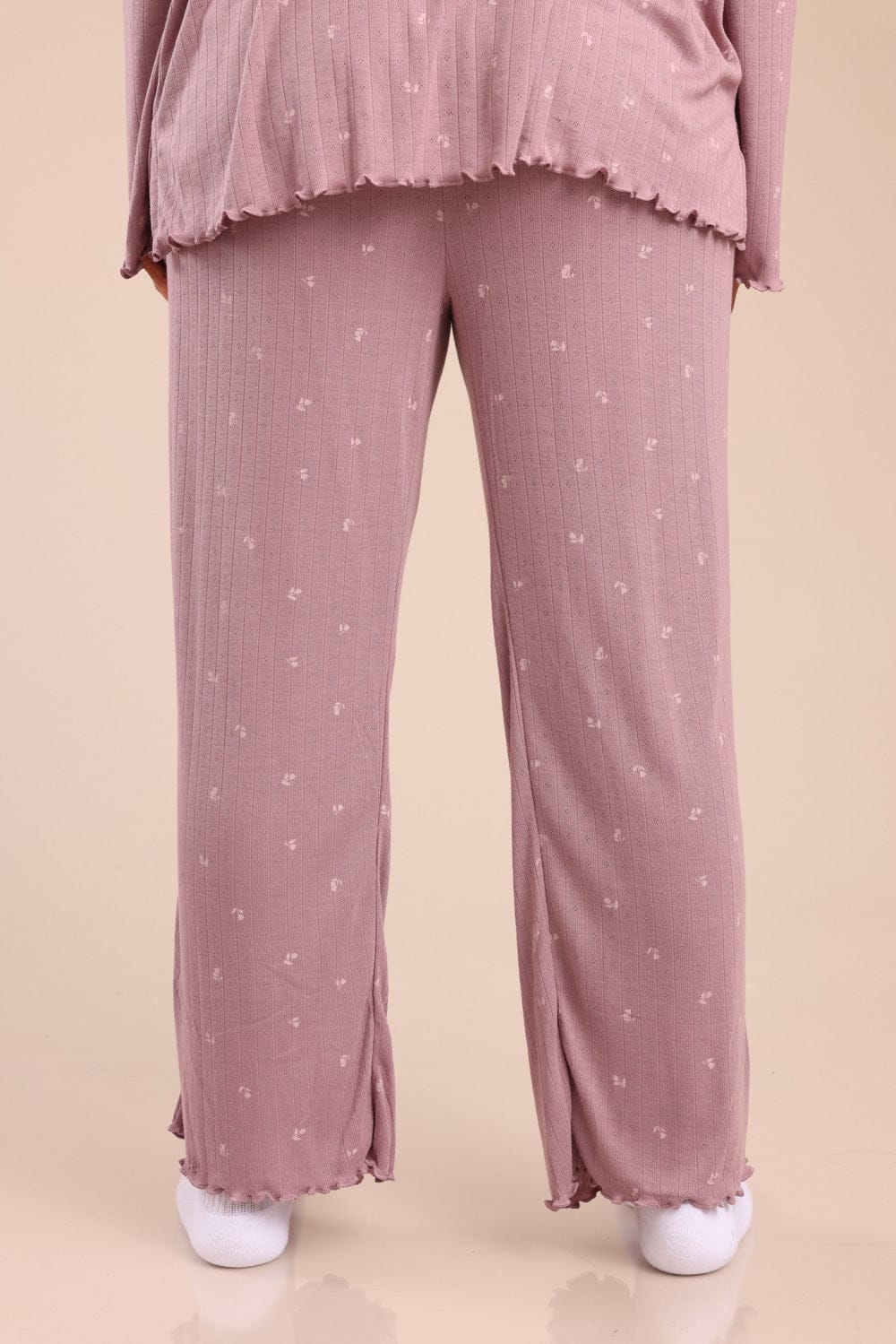 FOX פלאס נשים אחר פיג'מה עם הדפס | PLUS SIZE פיג'מה עם הדפס | PLUS SIZE