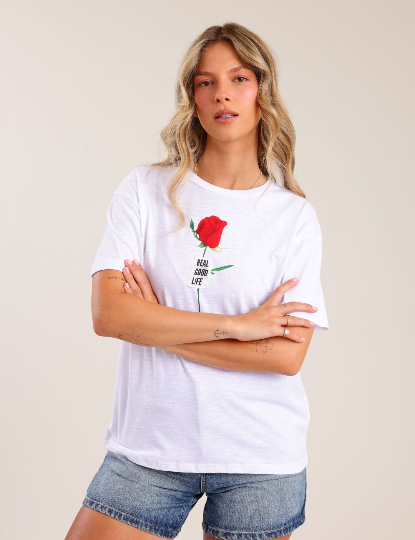 FOX נשים חולצה חולצה עם הדפס חולצה עם הדפס