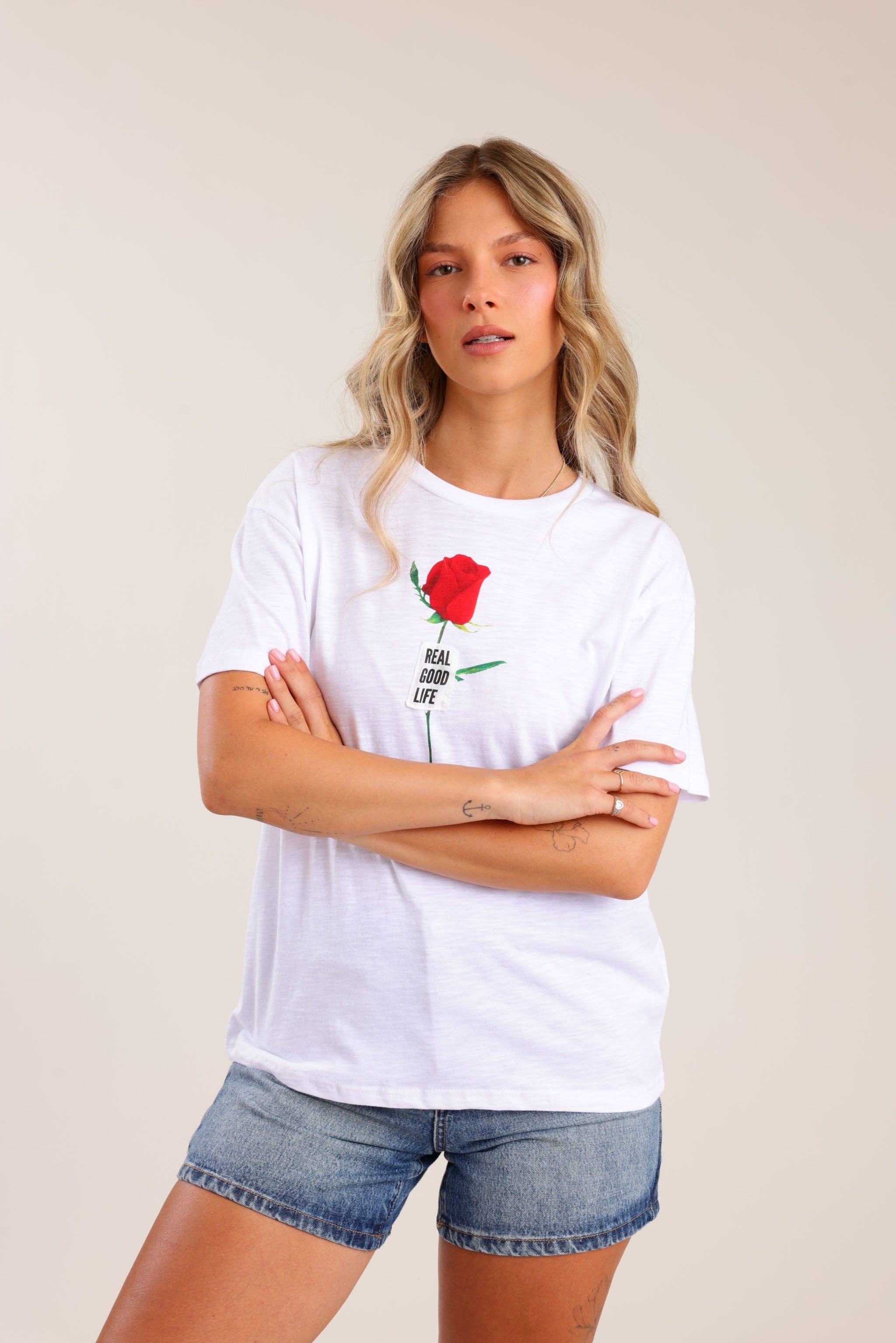 FOX נשים חולצה חולצה עם הדפס חולצה עם הדפס