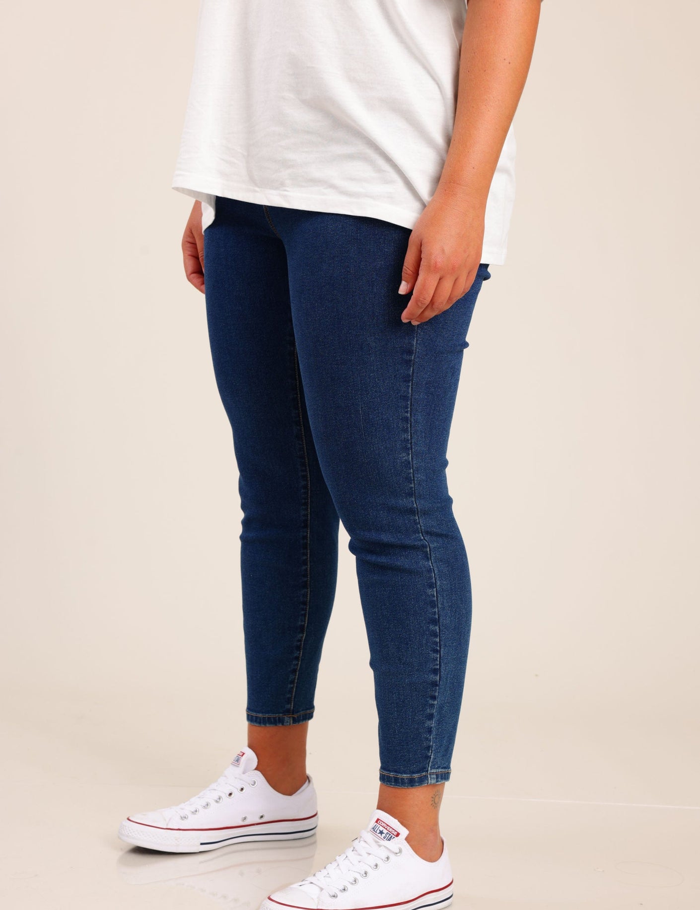 FOX פלאס נשים מכנסיים ג'ינס PLUS SIZE | SKINNY ג'ינס PLUS SIZE | SKINNY