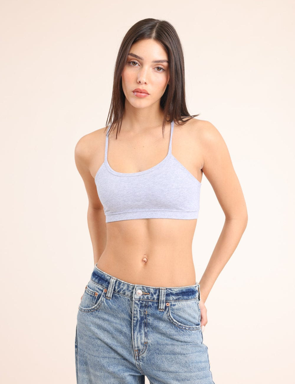 FOX אביזרים גופיה גוזיית בייסיק גב X גוזיית בייסיק גב X