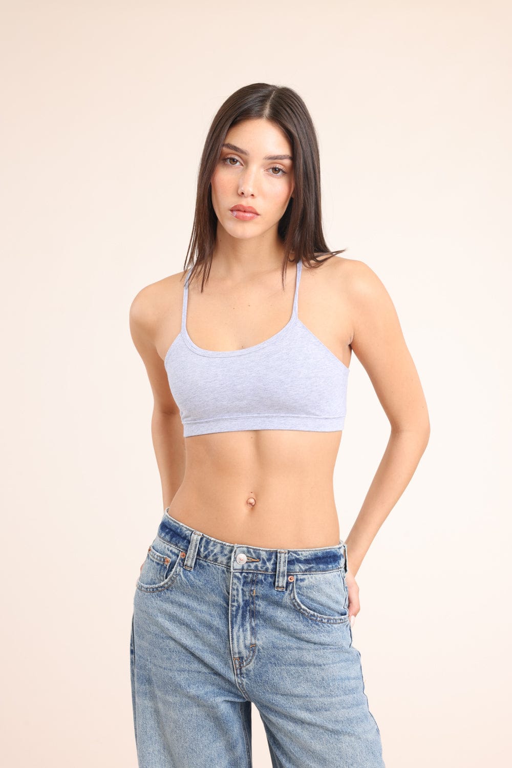 FOX אביזרים גופיה גוזיית בייסיק גב X גוזיית בייסיק גב X