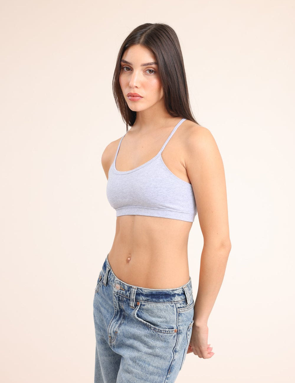 FOX אביזרים גופיה גוזיית בייסיק גב X גוזיית בייסיק גב X