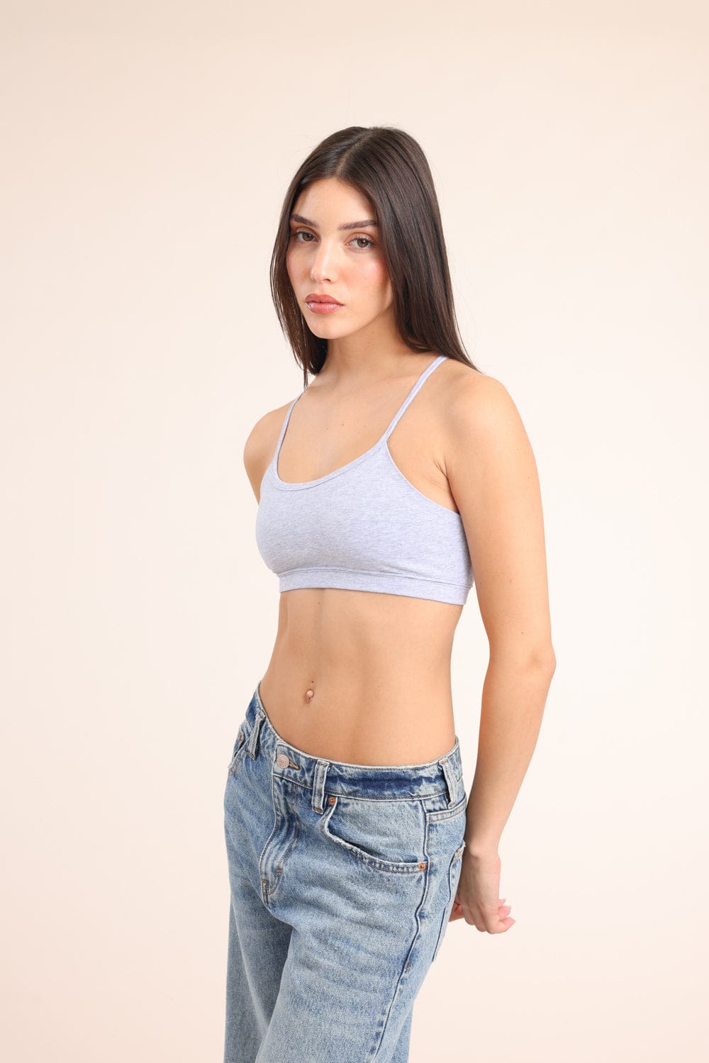 FOX אביזרים גופיה גוזיית בייסיק גב X גוזיית בייסיק גב X