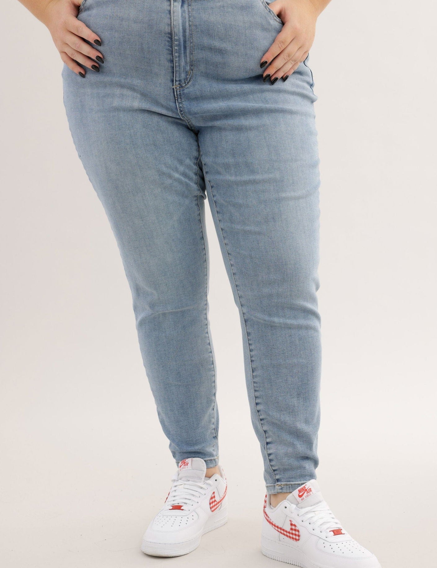 FOX פלאס נשים מכנסיים ג'ינס PLUS SIZE | SKINNY ג'ינס PLUS SIZE | SKINNY