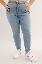 FOX פלאס נשים מכנסיים ג'ינס PLUS SIZE | SKINNY ג'ינס PLUS SIZE | SKINNY